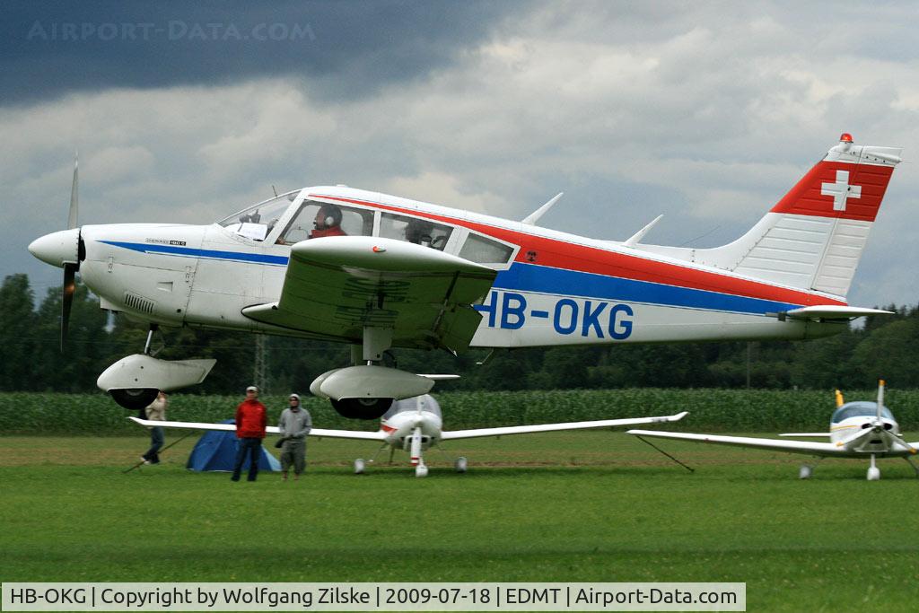 HB-OKG, 1973 Piper PA-28-180 C/N 28-7205176, visitor