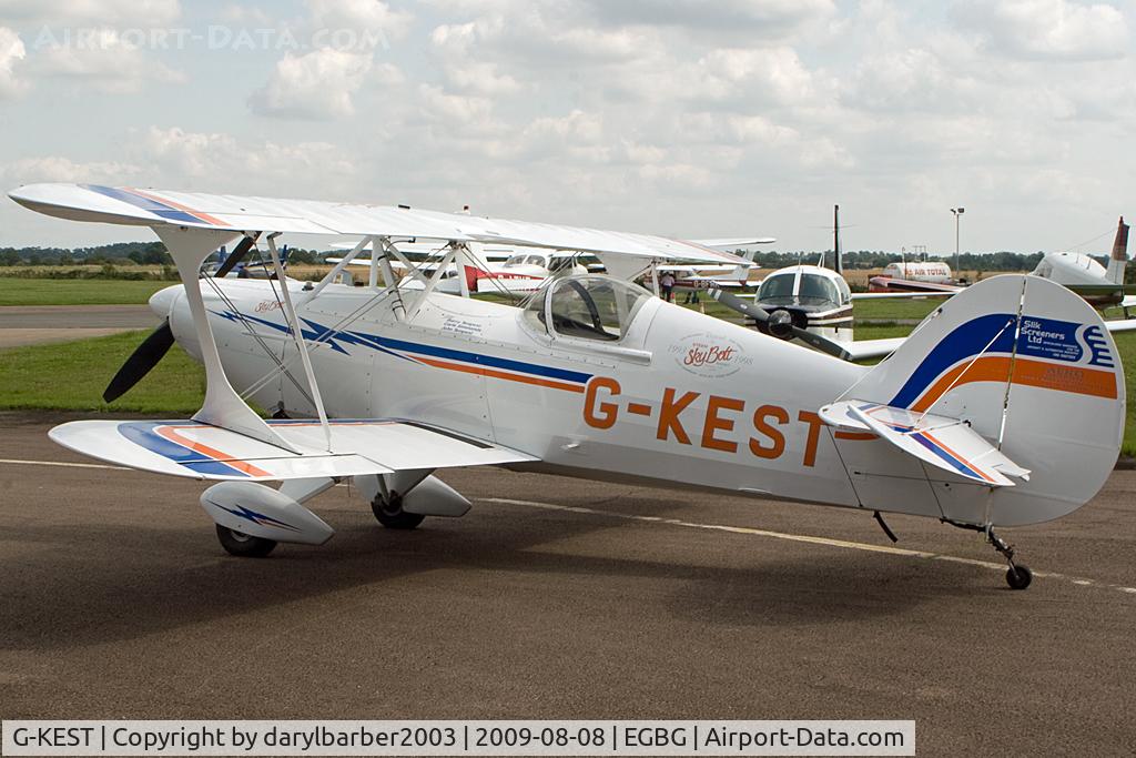 G-KEST, 1975 Steen Skybolt C/N 1 (G-RATS/G-BKNG/G-KEST), G-KEST at EGBG