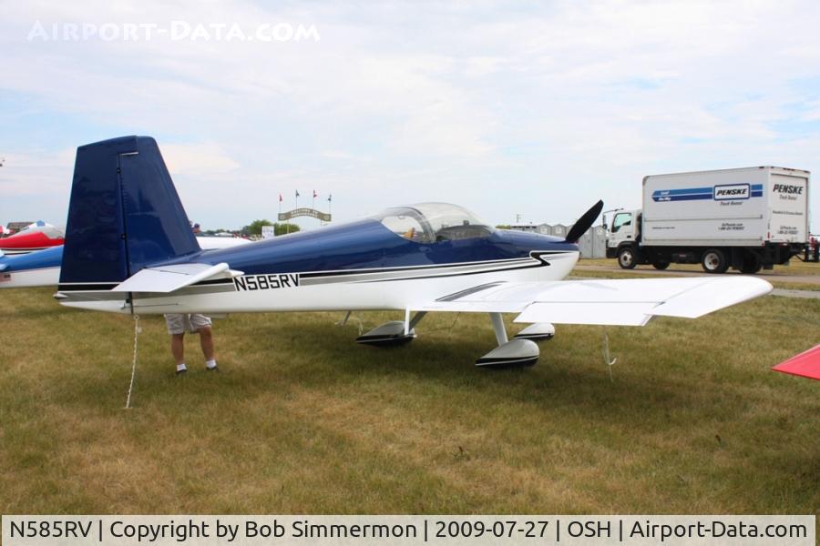 N585RV, 2007 Vans RV-7A C/N 72127, Airventure 2009 - Oshkosh, Wisconsin