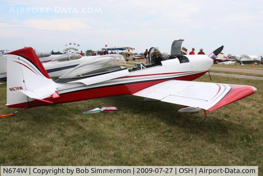 N674W, 2006 Vans RV-8 C/N 81152, Airventure 2009 - Oshkosh, Wisconsin