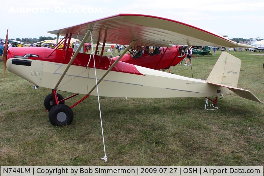 N744LM, 2008 Pietenpol Air Camper C/N KAS197402, Airventure 2009 - Oshkosh, Wisconsin