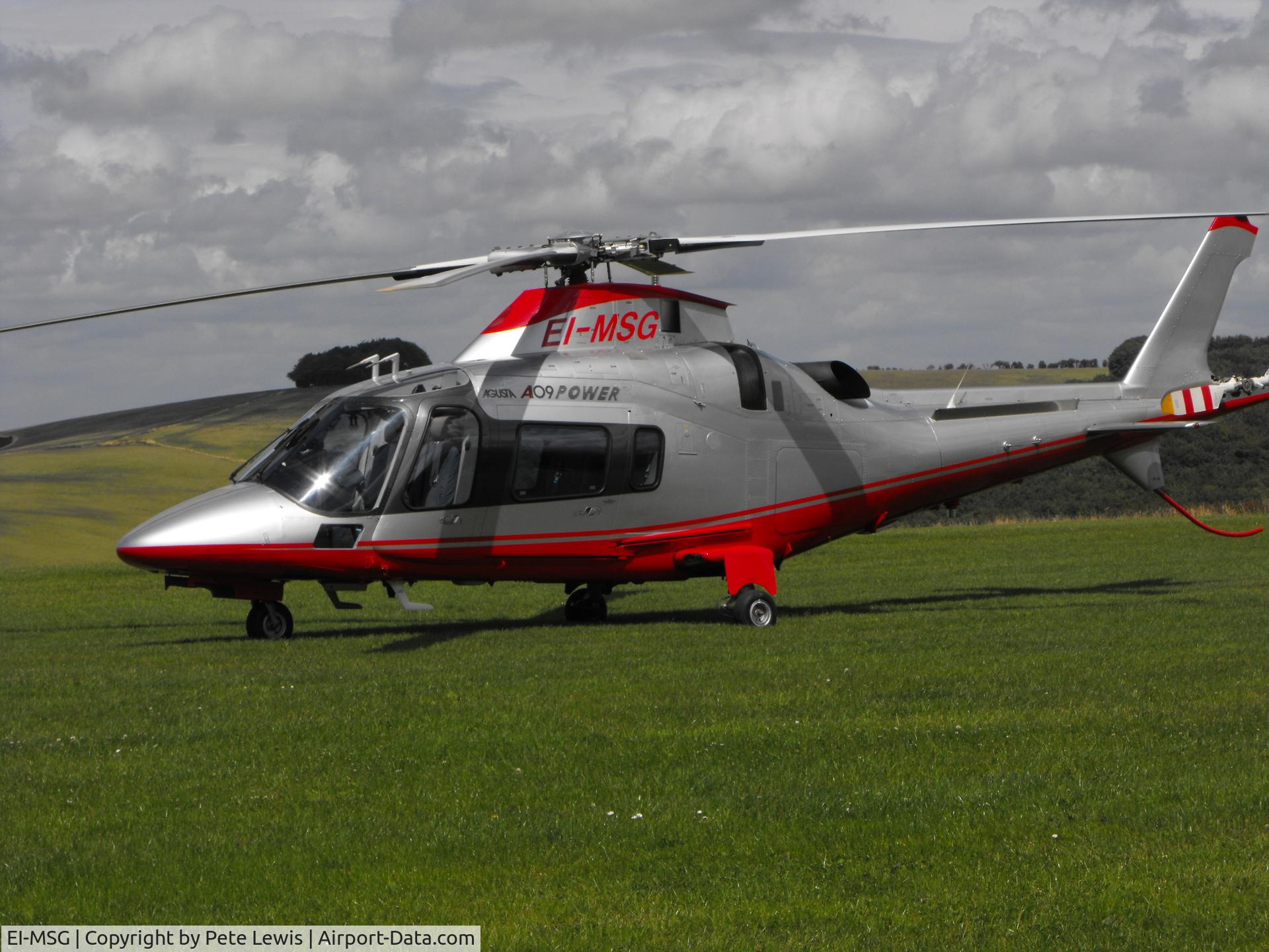 EI-MSG, 2007 Agusta A-109E Power C/N 11692, HERE SEEN AT COMPTON ABASS AIRFIELD DORSET ENGLAND