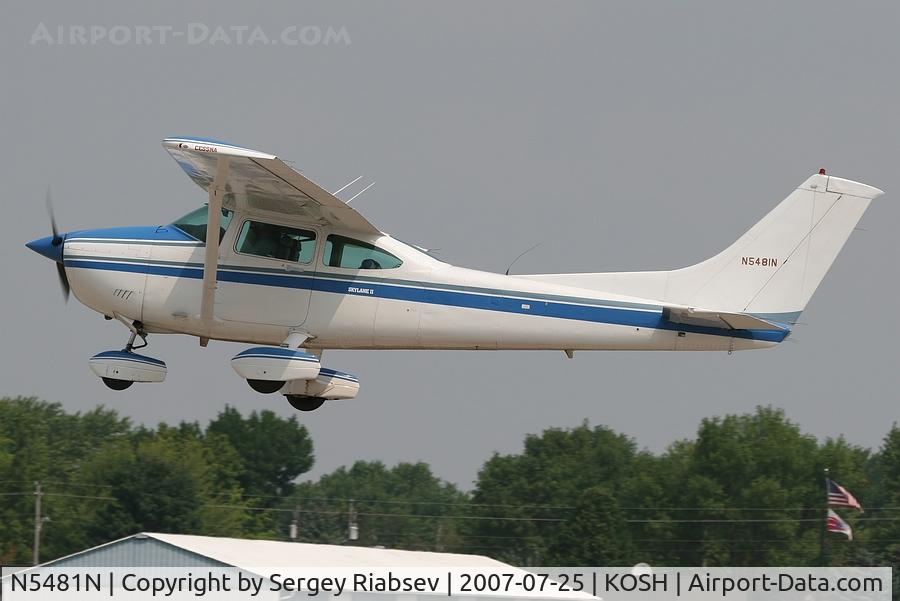 N5481N, 1981 Cessna 182R Skylane C/N 18267750, EAA AirVenture 2007