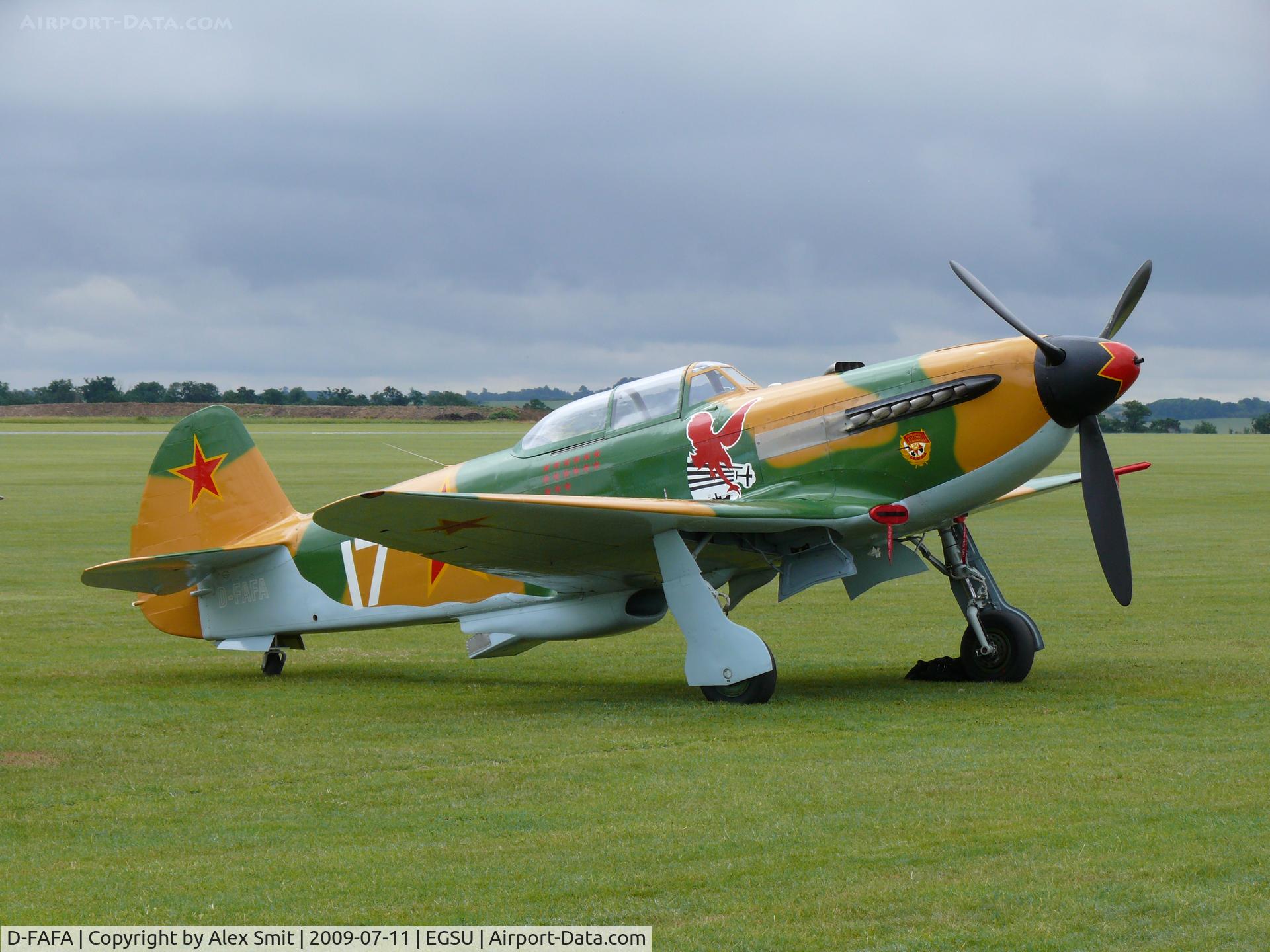 D-FAFA, 1943 Yakovlev Yak-9UM C/N 0917918, Yakovlev Yak-9UM D-FAFA P Boschung painted as Russian Air Force 17/white