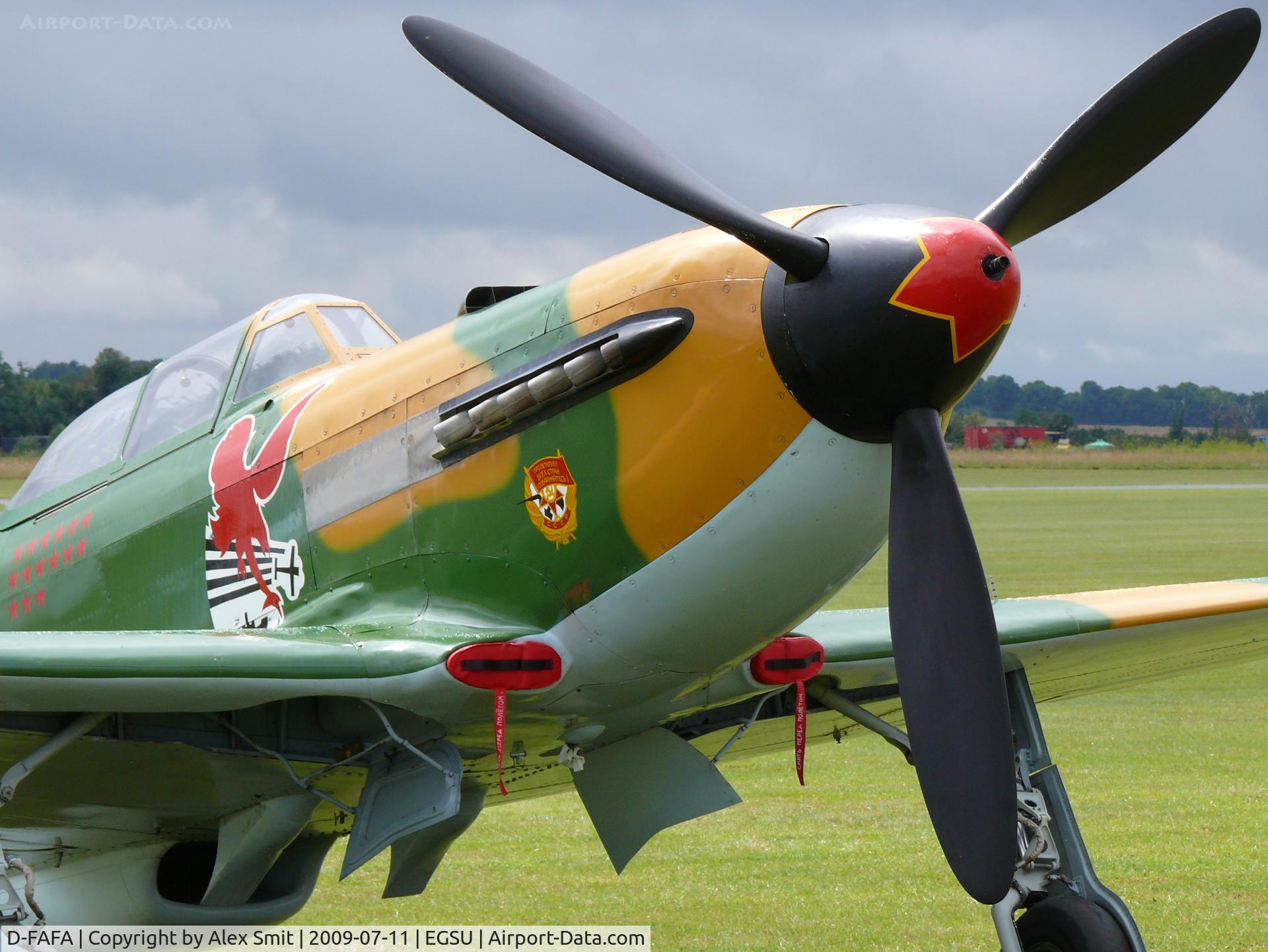 D-FAFA, 1943 Yakovlev Yak-9UM C/N 0917918, Yakovlev Yak-9UM D-FAFA P Boschung painted as Russian Air Force 17/white