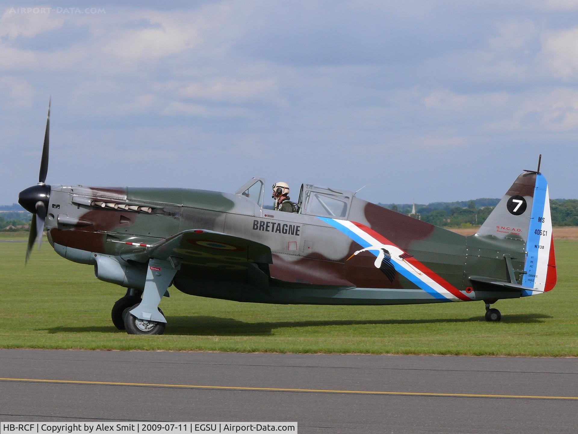 HB-RCF, 1942 Morane-Saulnier D-3801 (MS-412) C/N 194, Morane Saulnier MS406C1 HB-RCF Association Morane Charlie Fox