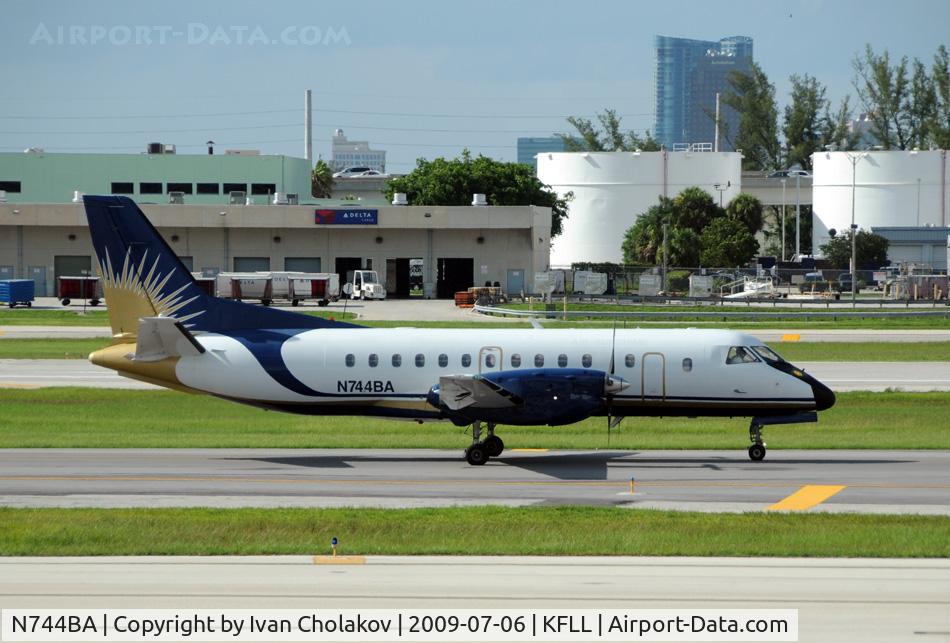 N744BA, 1988 Saab 340A C/N 340A-105, Flies often to Puerto Rico and Guantanamo