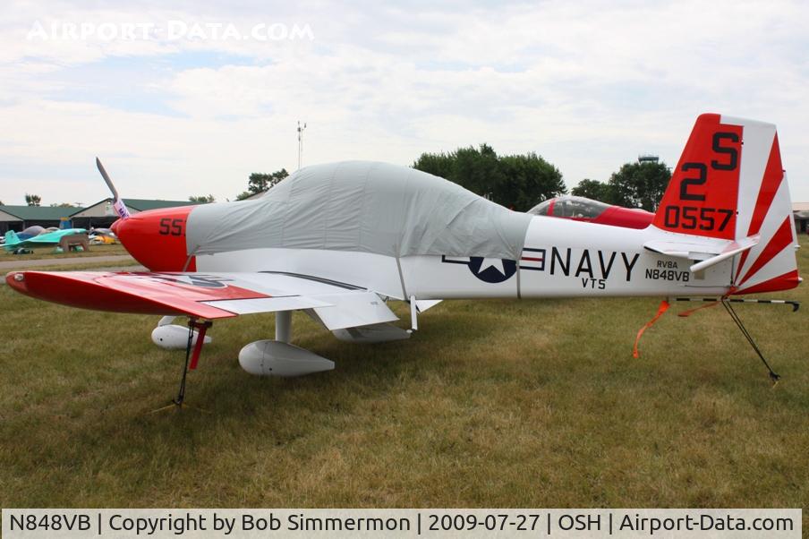 N848VB, 2003 Vans RV-8A C/N 81283, Airventure 2009 - Oshkosh, Wisconsin