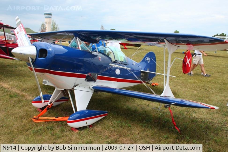 N914, 1972 Pitts S-1 Special C/N 388H, Airventure 2009 - Oshkosh, Wisconsin