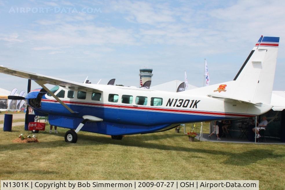 N1301K, 1995 Cessna 208B C/N 208B0488, On display at Airventure 2009 - Oshkosh, Wisconsin.