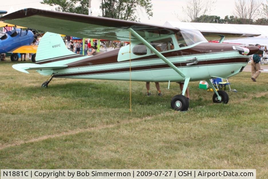 N1881C, 1953 Cessna 170B C/N 26025, Airventure 2009 - Oshkosh, Wisconsin