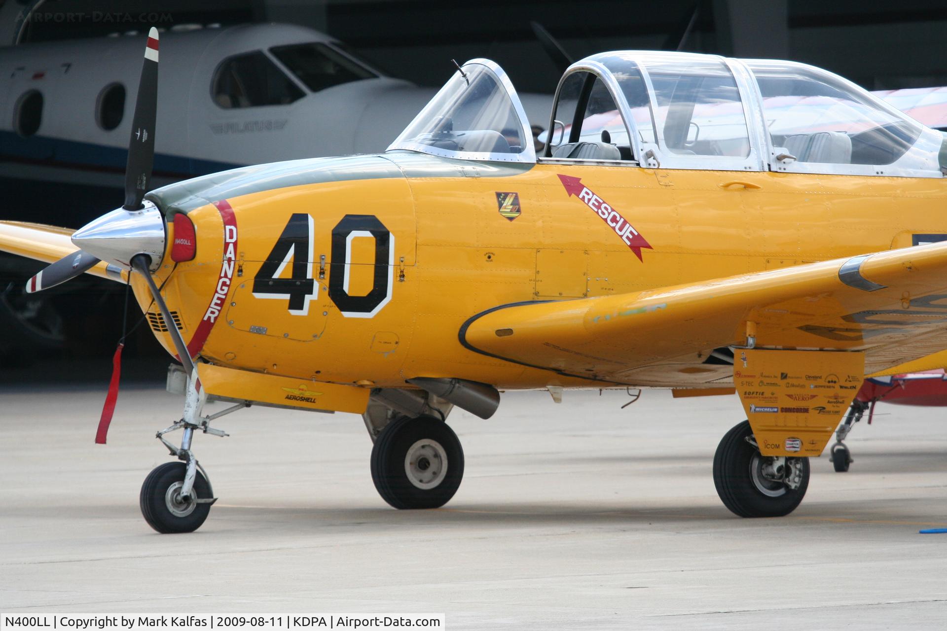 N400LL, 1957 Beech T-34B Mentor C/N BG-400, Lima Lima-Beech D-45, N400LL on the ramp KDPA.