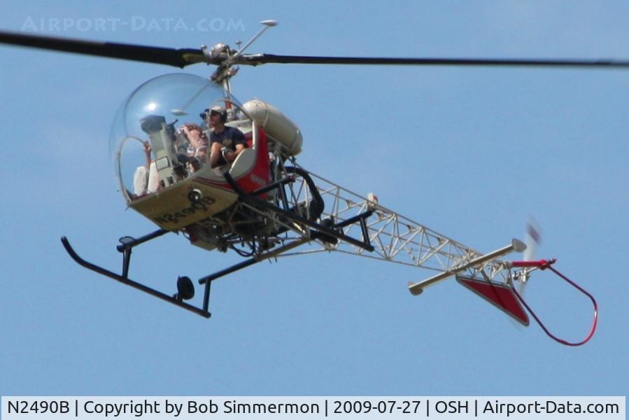 N2490B, 1956 Bell 47G-2 C/N 1516, Airventure 2009 - Oshkosh, Wisconsin