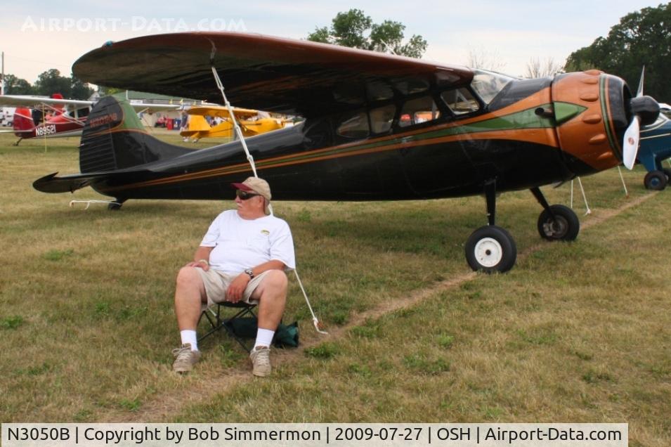 N3050B, 1952 Cessna 195B Businessliner C/N 7933, Airventure 2009 - Oshkosh, Wisconsin