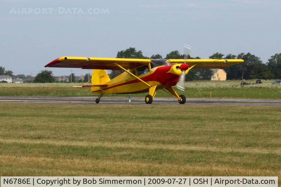 N6786E, 2008 Barrows Bearhawk C/N 164, Departing Fond du Lac, Wisconsin