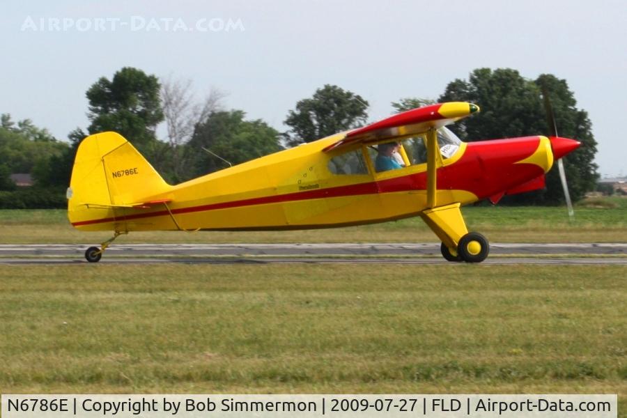 N6786E, 2008 Barrows Bearhawk C/N 164, Departing Fond du Lac, Wisconsin