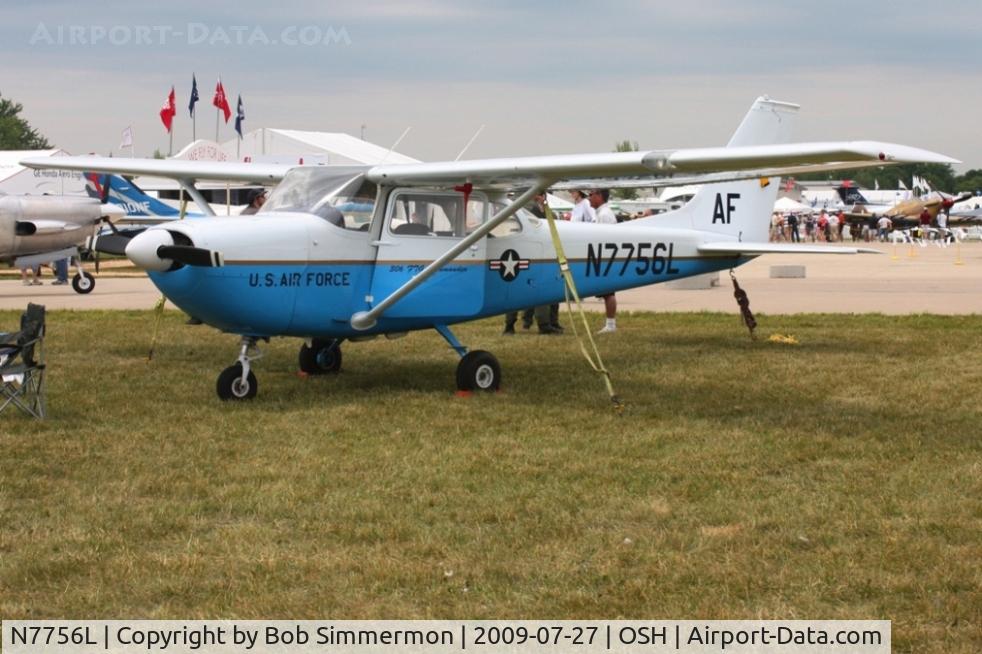N7756L, 1970 Cessna R172G C/N R1720432, On display at Airventure 2009 - Oshkosh, Wisconsin.