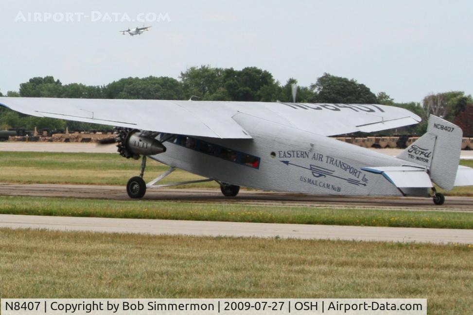 N8407, 1929 Ford 4-AT-E Tri-Motor C/N 69, Airventure 2009 - Oshkosh, Wisconsin