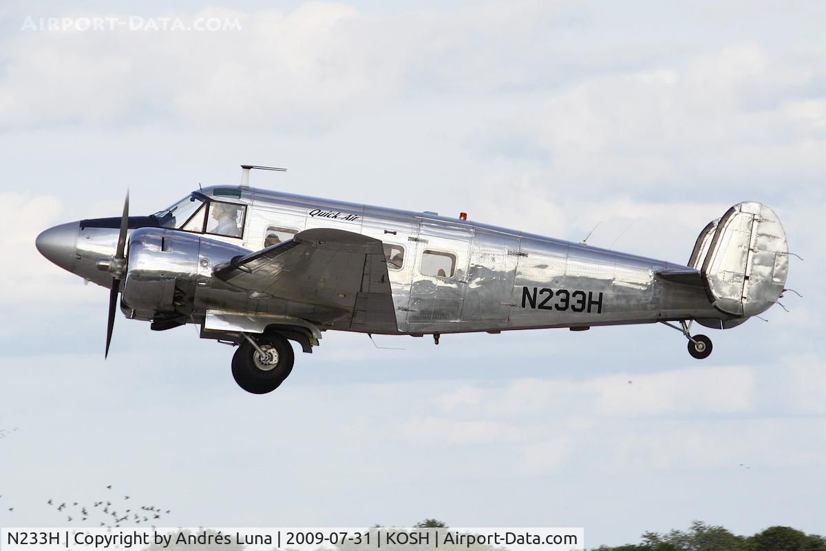 N233H, 1959 Beech G18S C/N BA-481, Seen in Oshkosh Airventure 2009