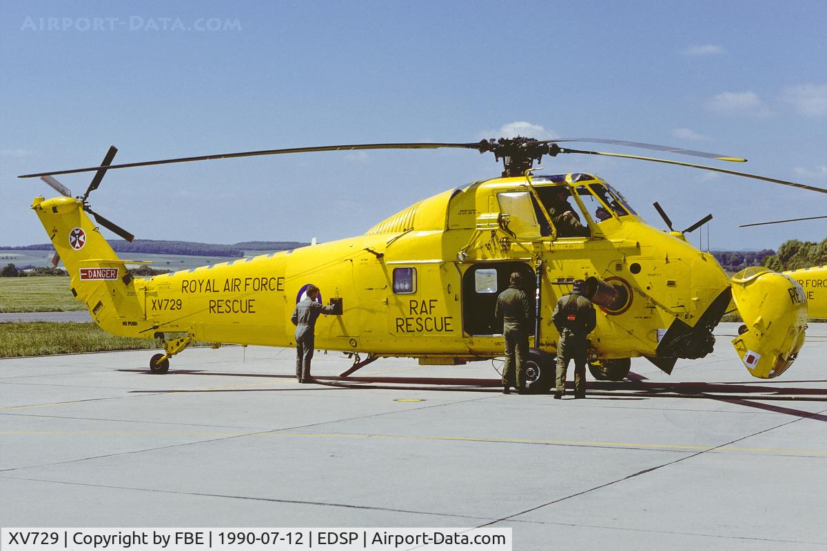 XV729, 1968 Westland Wessex HC.2 C/N WA624, WESTLAND WESSEX HC.2 during refueling stop at Fliegerhorst Pferdsfeld