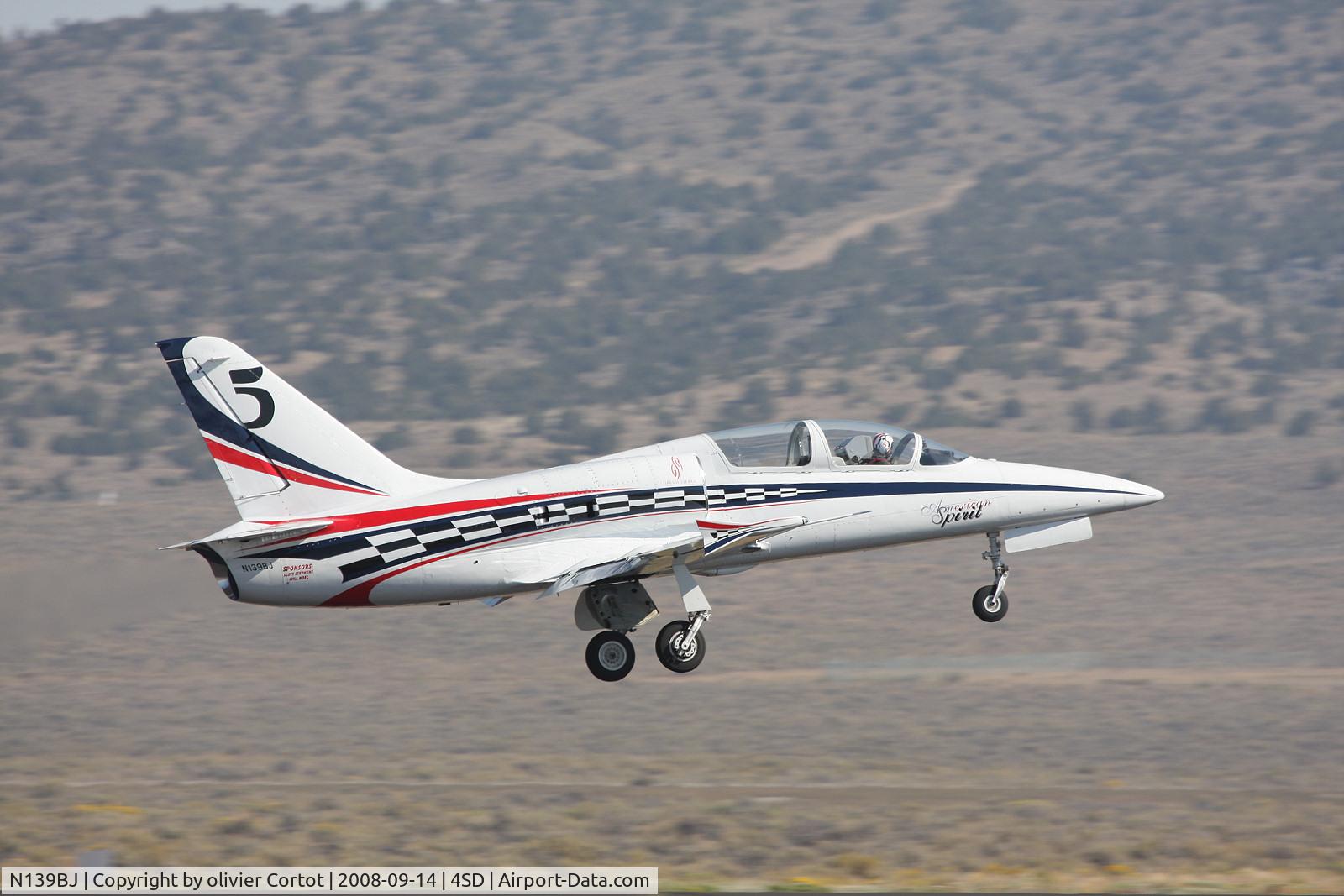 N139BJ, 1977 Aero L-39 Albatros C/N 430218, taken during the Reno Air races 2008