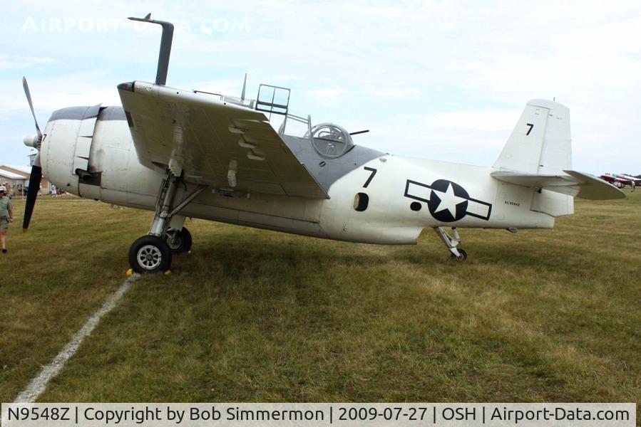 N9548Z, 1939 Grumman TBM-3E Avenger C/N 4503 (Bu91598), Airventure 2009 - Oshkosh, Wisconsin