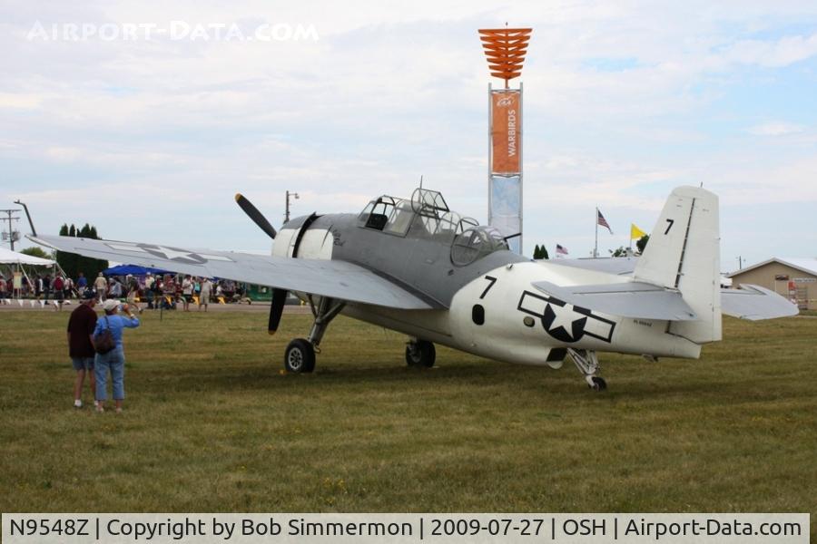 N9548Z, 1939 Grumman TBM-3E Avenger C/N 4503 (Bu91598), Airventure 2009 - Oshkosh, Wisconsin