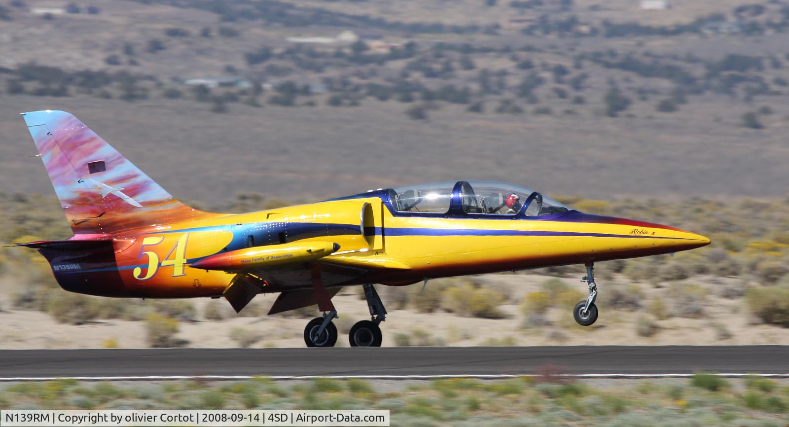 N139RM, 1977 Aero L-39C Albatros C/N 730840, taken during the Reno Air races 2008