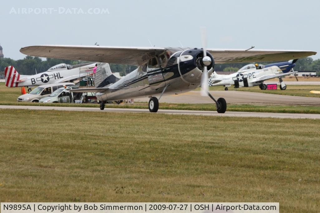N9895A, 1950 Cessna 195A C/N 7598, Airventure 2009 - Oshkosh, Wisconsin