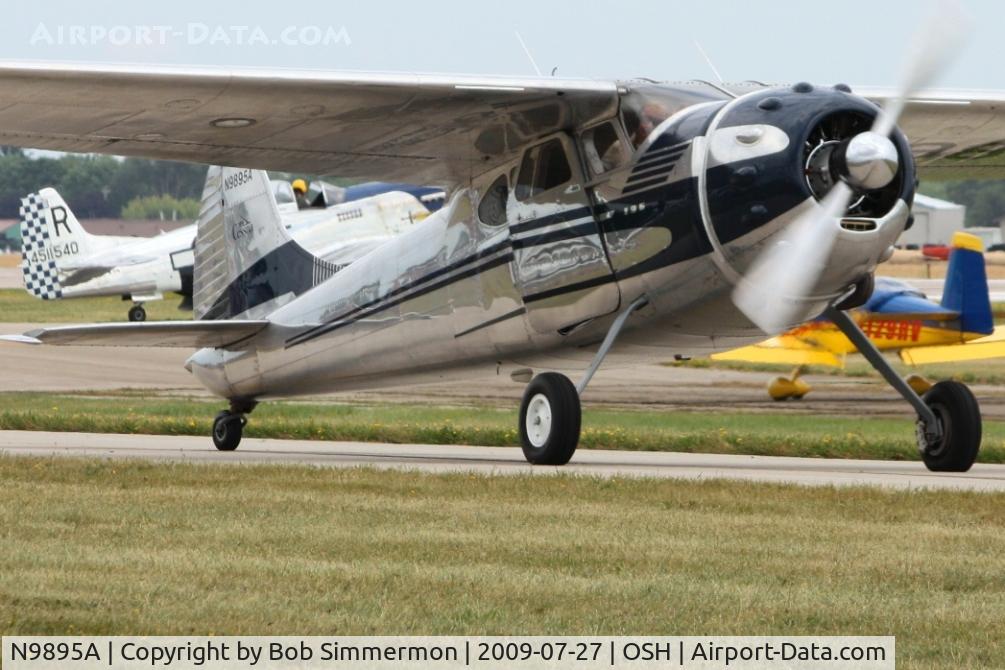N9895A, 1950 Cessna 195A C/N 7598, Airventure 2009 - Oshkosh, Wisconsin