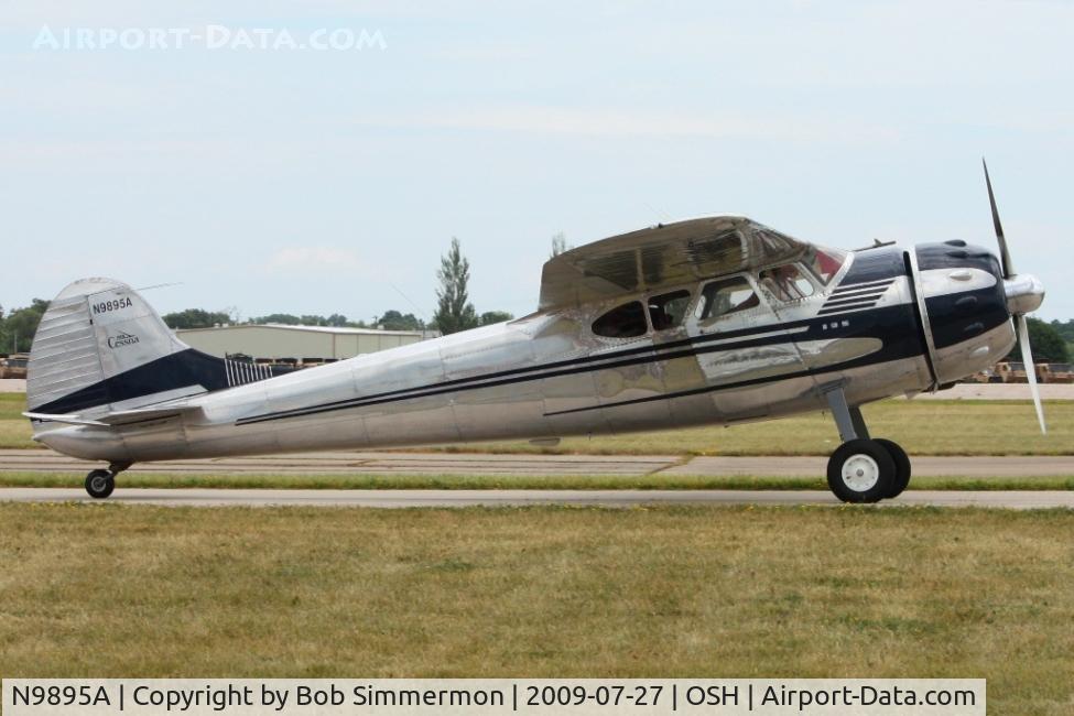 N9895A, 1950 Cessna 195A C/N 7598, Airventure 2009 - Oshkosh, Wisconsin