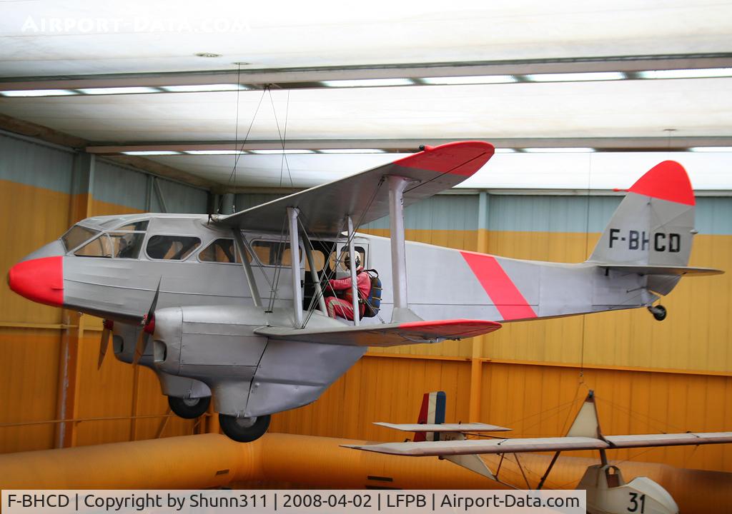 F-BHCD, 1945 De Havilland DH-89A Dominie/Dragon Rapide C/N 6706, Preserved inside Le Bourget Museum...
