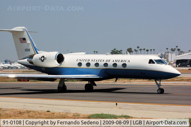 91-0108, 1991 Gulfstream Aerospace C-20F (Gulfstream IV) C/N 1162, G4 at LGB.