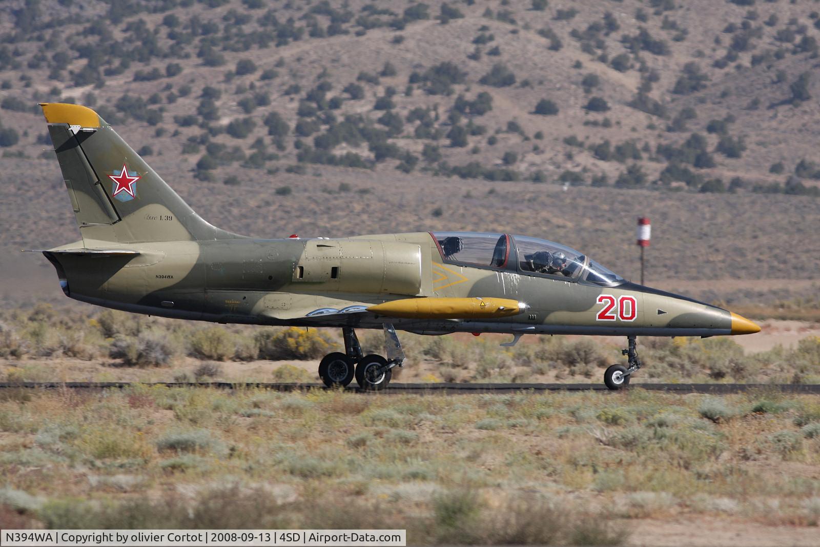 N394WA, 1985 Aero L-39C Albatros C/N 533237, taken during the Reno Air races 2008