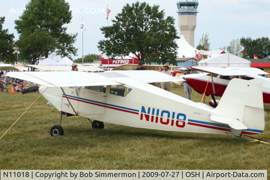 N11018, 1965 Wittman W-8 Tailwind C/N T-5423, Airventure 2009 - Oshkosh, Wisconsin