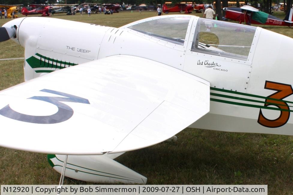 N12920, Chester Special Replica C/N 002, Airventure 2009 - Oshkosh, Wisconsin