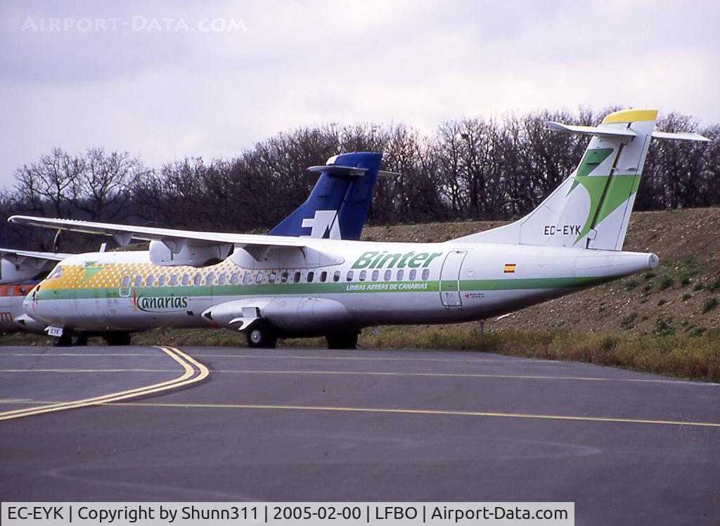 EC-EYK, 1990 ATR 72-202 C/N 183, Parked at Latecoere Aeroservices on return to lessor...