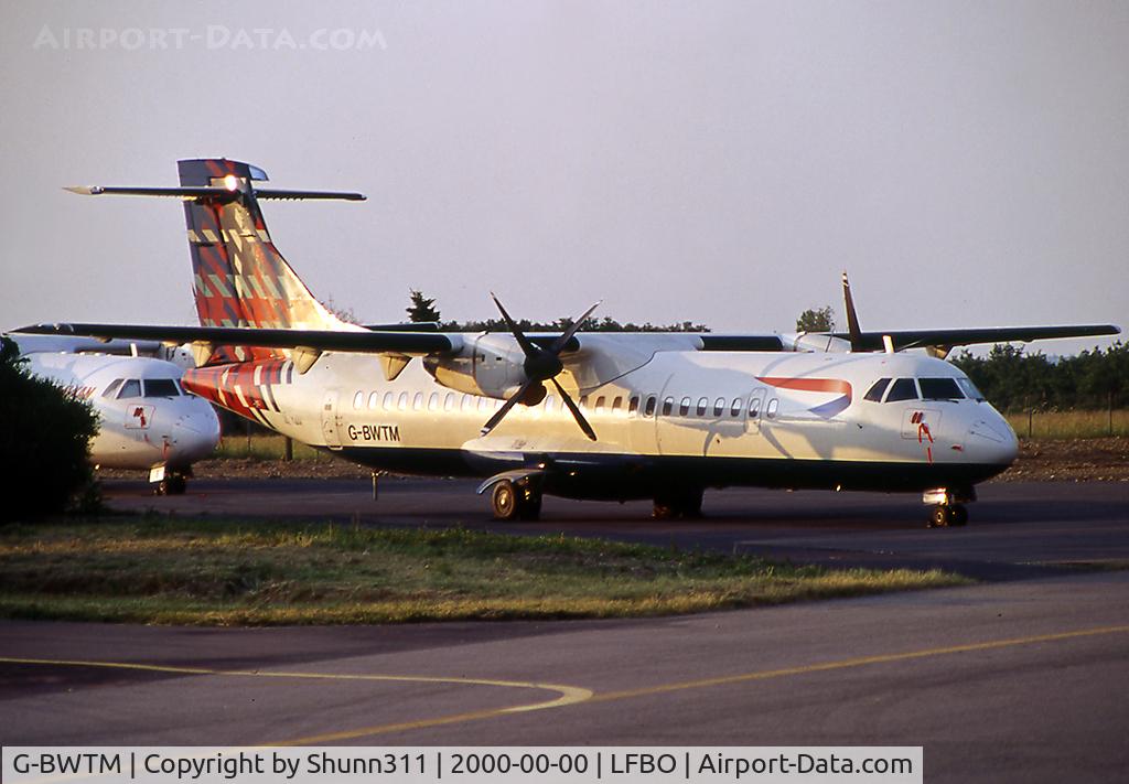 G-BWTM, 1995 ATR 72-202 C/N 470, Stored at the SIDMI facility in BenyHone Tartan c/s with titles on return to lessor...