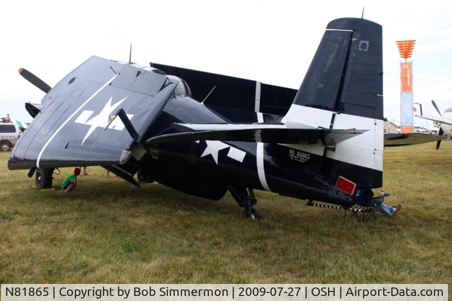 N81865, 1945 Grumman TBM-3E Avenger C/N 5632, Airventure 2009 - Oshkosh, Wisconsin
