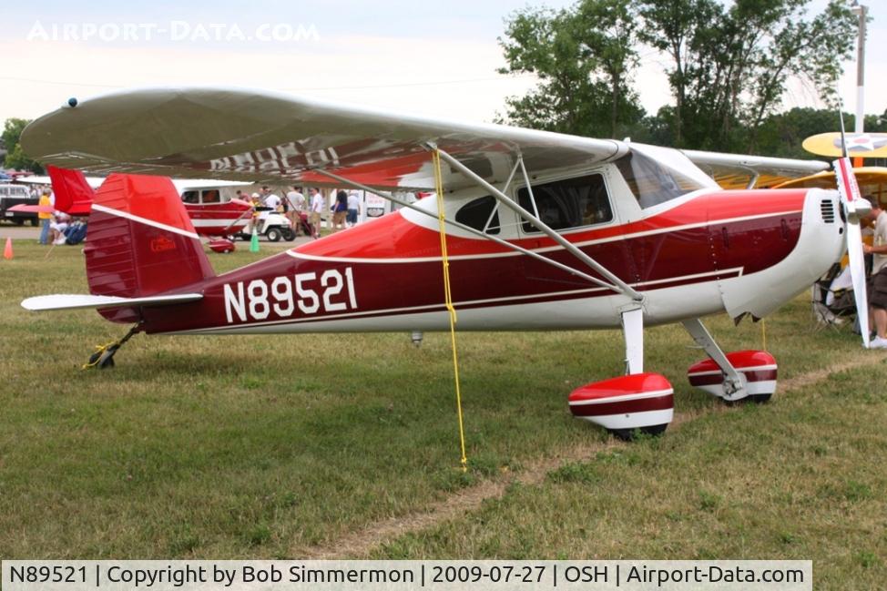 N89521, 1946 Cessna 140 C/N 8557, Airventure 2009 - Oshkosh, Wisconsin