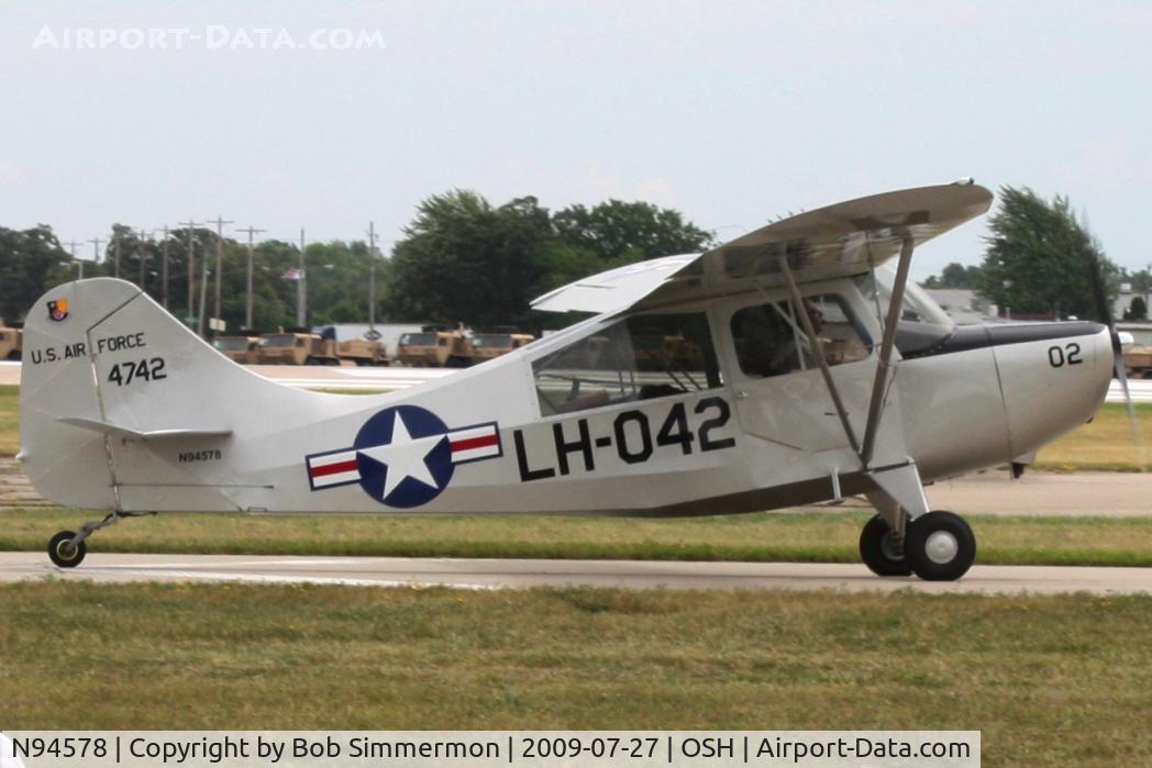 N94578, 1947 Aeronca 7BCM C/N 7BCM-42, Airventure 2009 - Oshkosh, Wisconsin