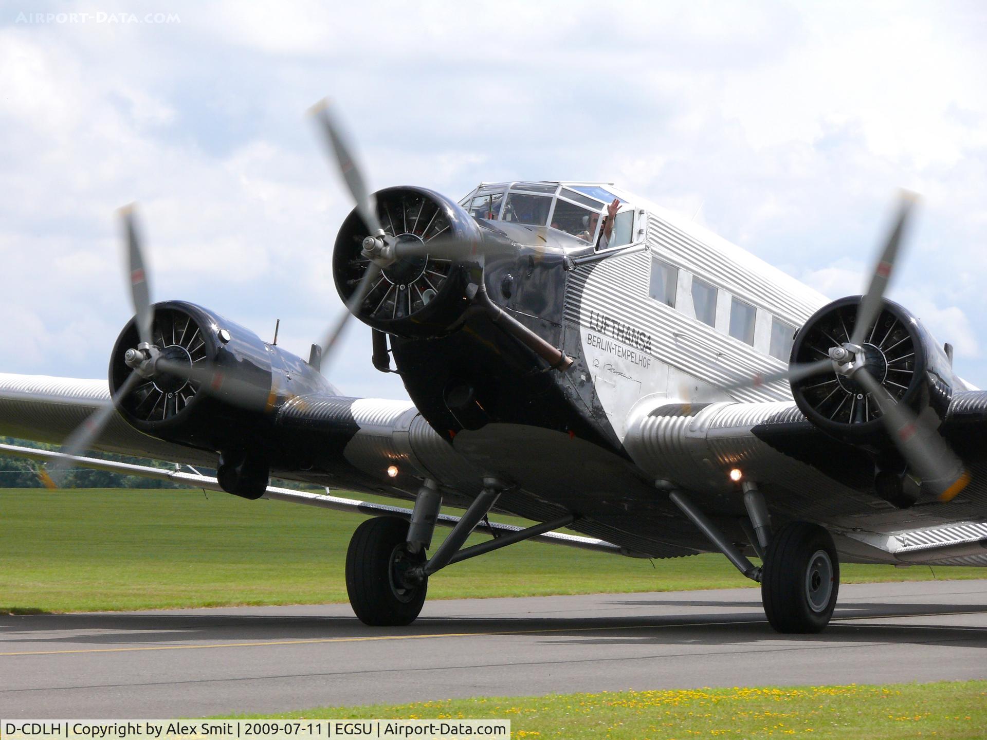 D-CDLH, 1936 Junkers Ju-52/3m C/N 130714, Junkers Ju52/3mge D-CDLH Deutsche Lufthansa Berlin Stiftung painted as Lufthansa D-AQUI