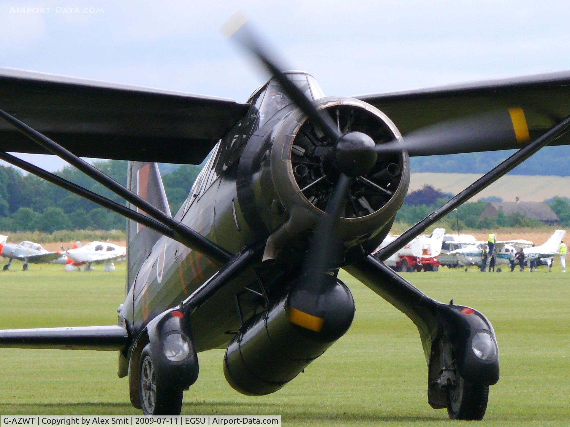 G-AZWT, 1938 Westland Lysander IIIA C/N Y1536, Westland Lysander TT3A G-AZWT Shuttleworth Trust painted as Royal Air Force V9367/MAB