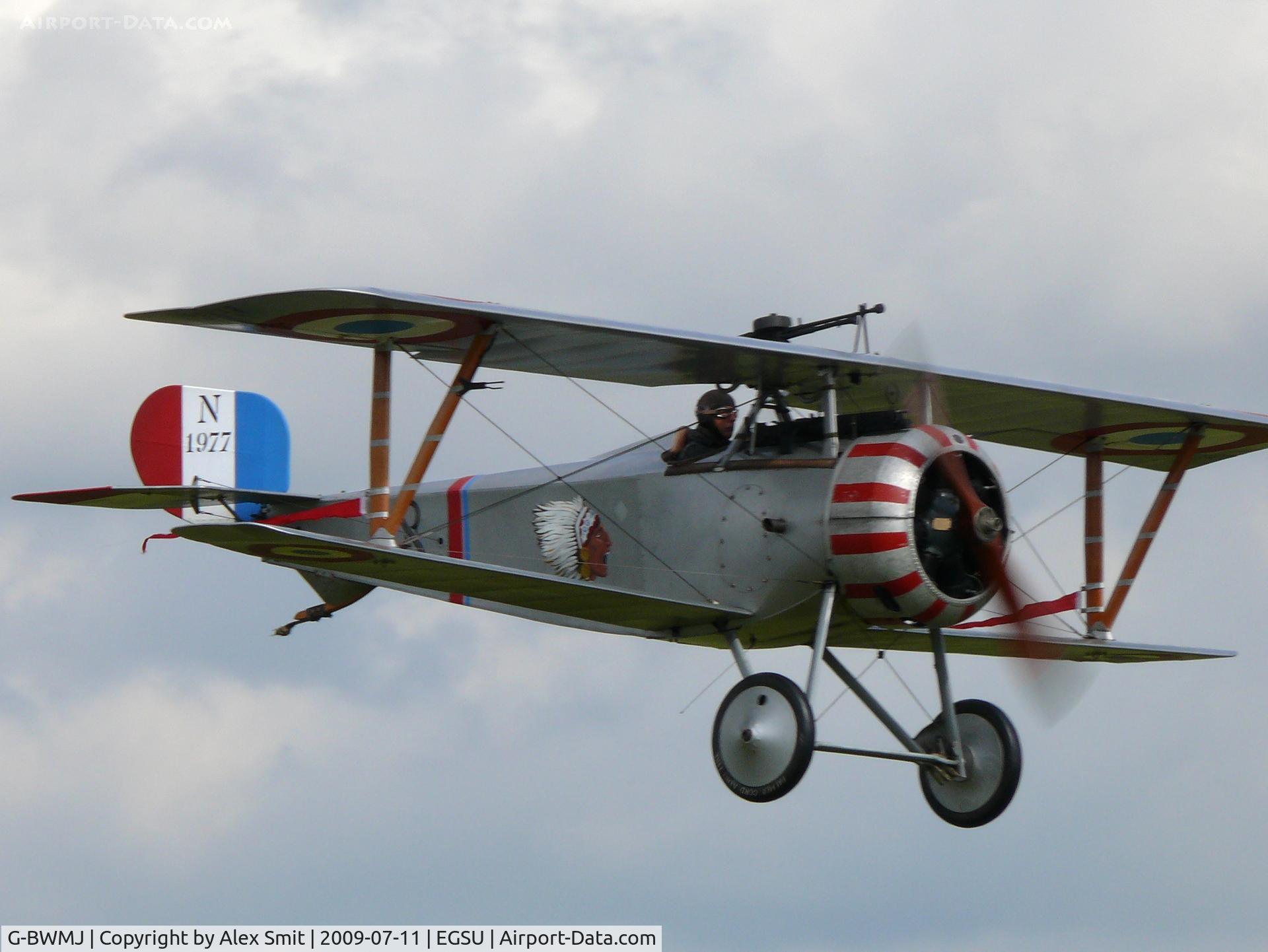 G-BWMJ, 1981 Nieuport 17 Scout Replica C/N PFA 121-12351, Nieuport 17/23 Scout G-BWMJ Bob Gauld-Galliers painted as French Air Force 89/N1977