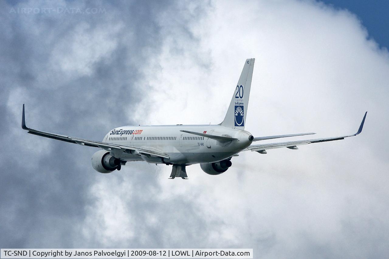 TC-SND, 1993 Boeing 757-2Q8 C/N 26268, SunExpress Boeing B757-2Q8