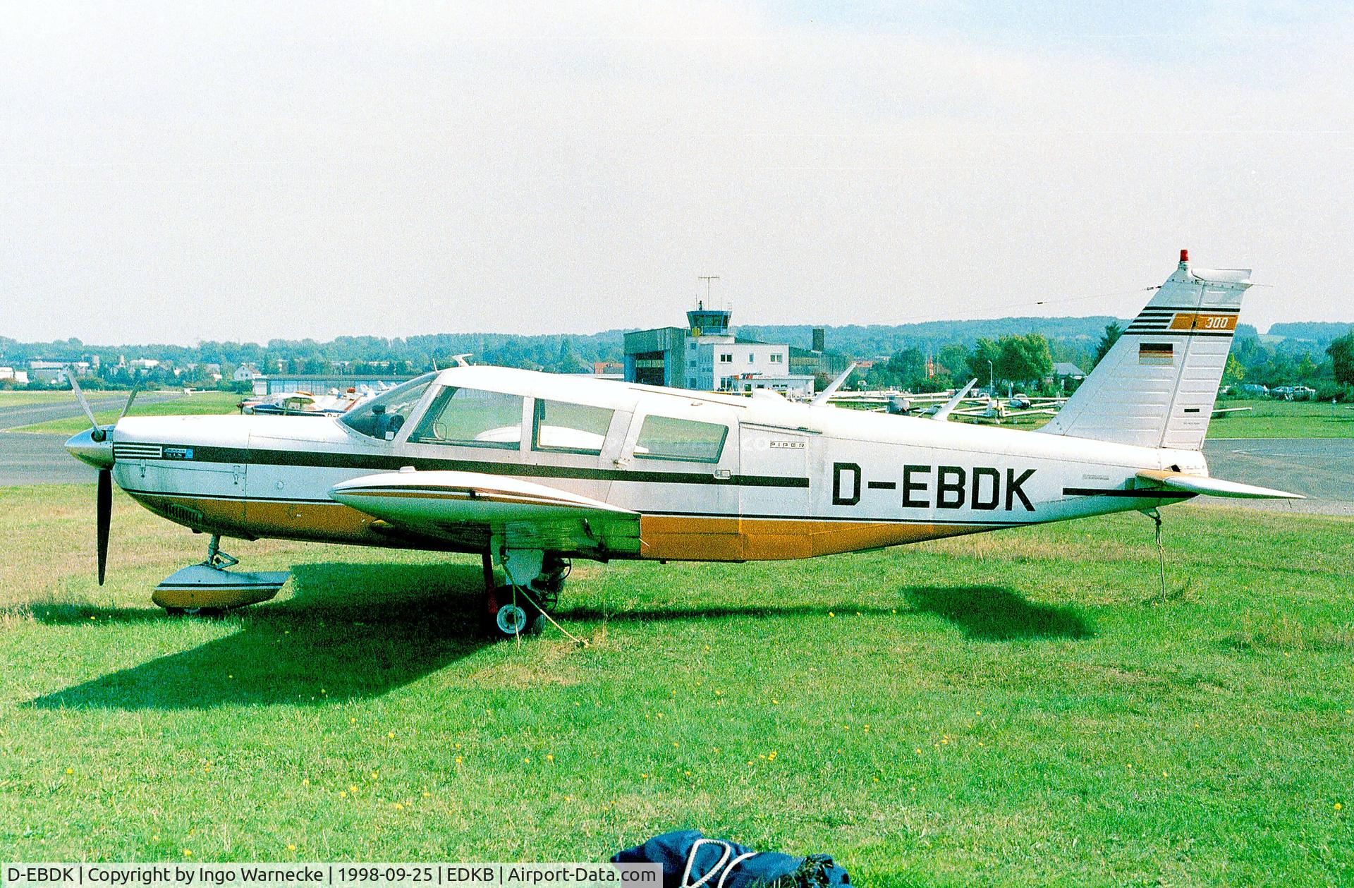 D-EBDK, 1970 Piper PA-32-300 C Cherokee Six C/N 32-40963, Piper PA-32-300 Cherokee Six C at Bonn-Hangelar airfield