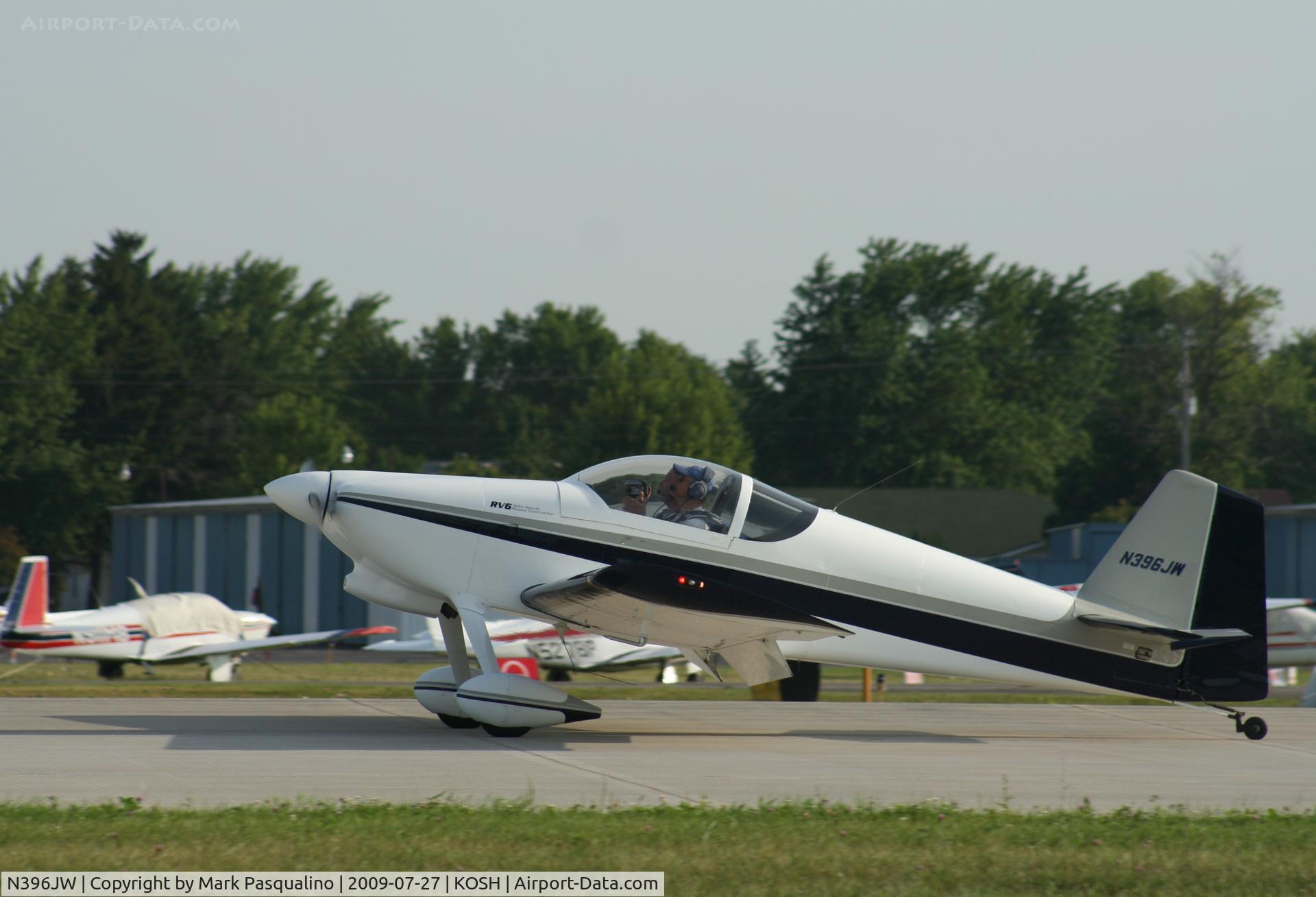 N396JW, 2000 Vans RV-6 C/N 24501, RV-6