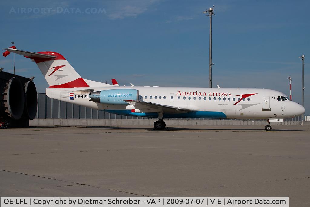 OE-LFL, 1995 Fokker 70 (F-28-0070) C/N 11573, Austrian Arrows Fokker 70