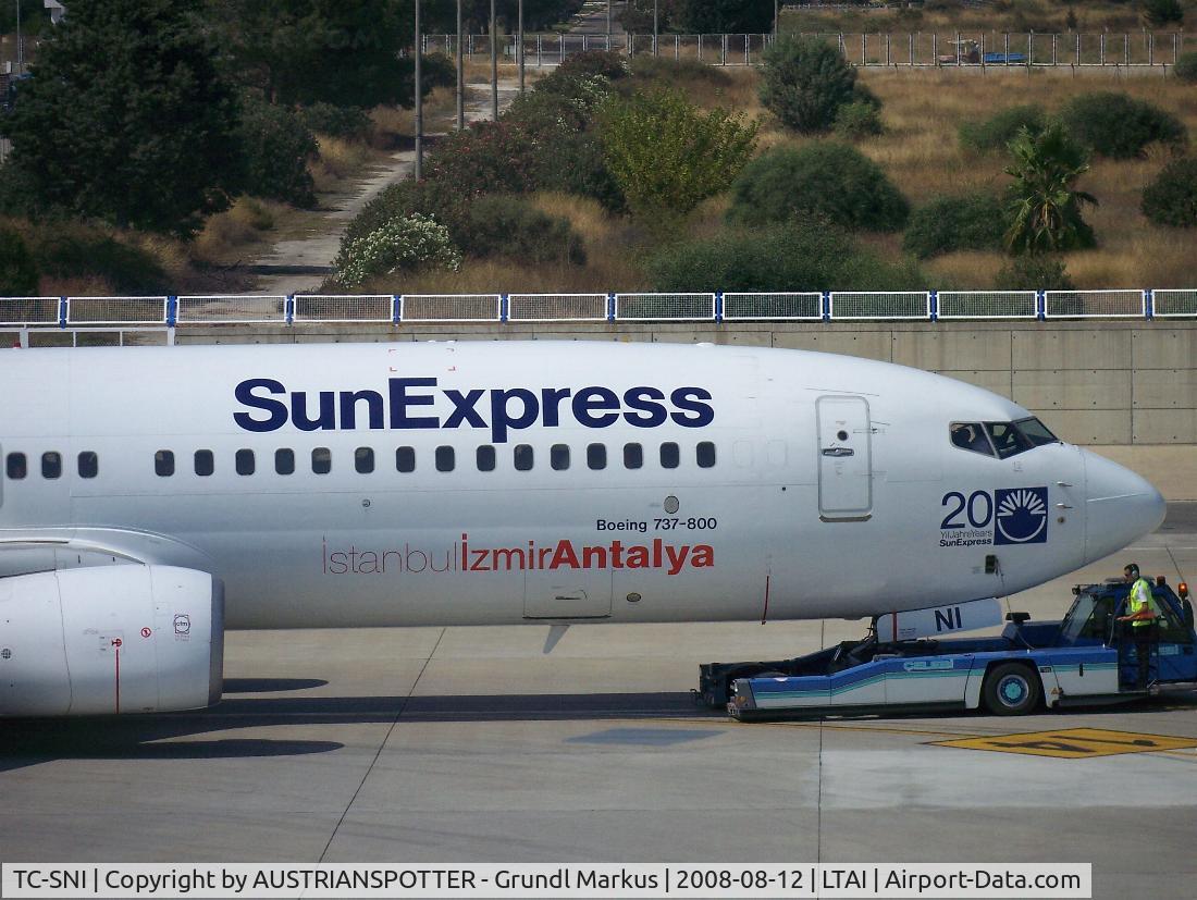 TC-SNI, 2005 Boeing 737-8FH C/N 29671, SunExpress  B 737-800