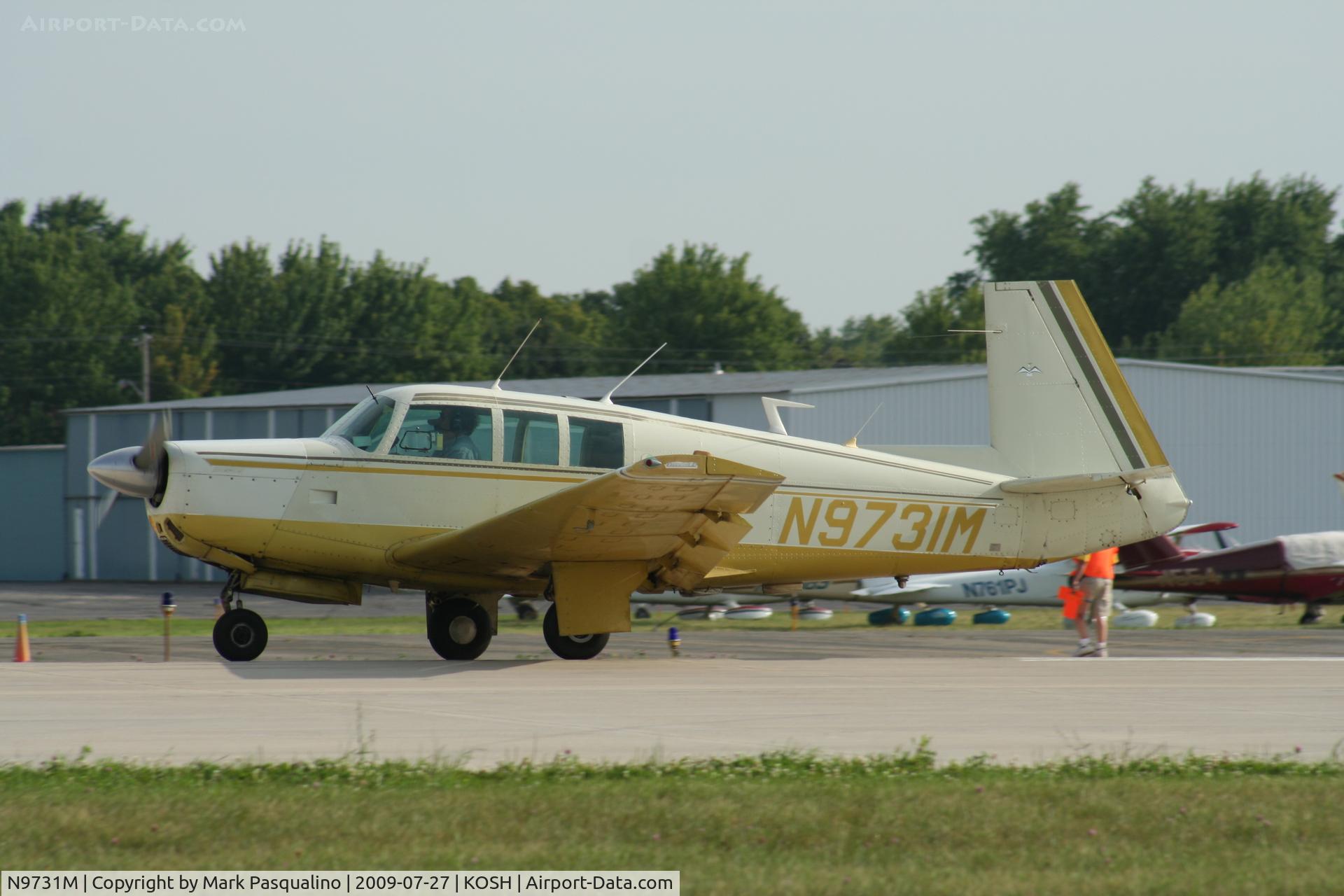 N9731M, 1967 Mooney M20F Executive C/N 670291, Mooney M20F